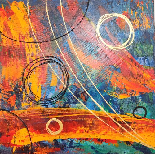 Summoned Light di Alison G Saunders, Pittura in vendita su Singulart