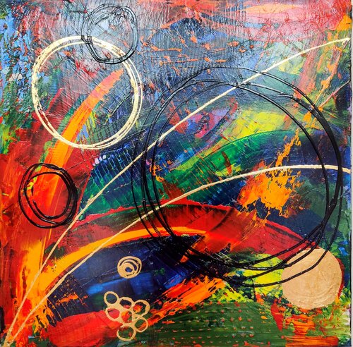 Golden Haven van Alison G Saunders, Schilderij te koop op Singulart