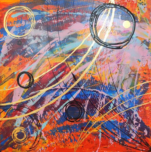 Orb di Alison G Saunders, Pittura in vendita su Singulart