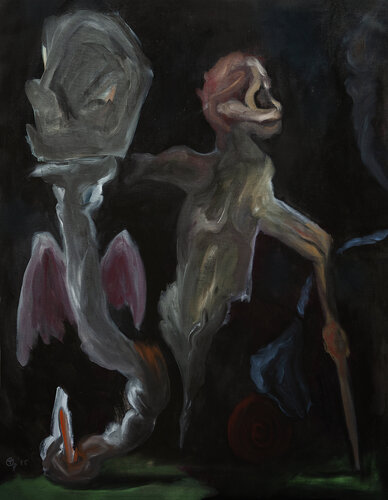 Late night stroll van Theo Overgaauw, Schilderij te koop op Singulart