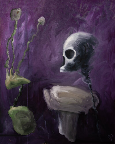 You don't bring me flowers by Theo Overgaauw, Painting for Sale on Singulart