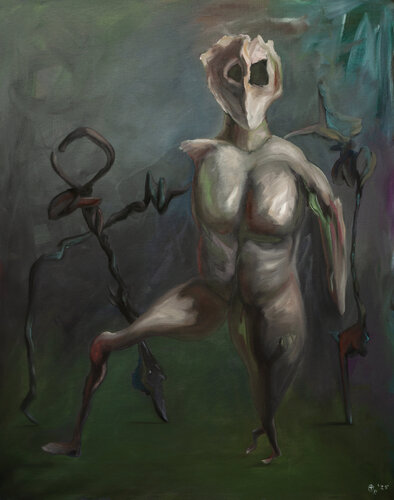 I'm getting there, slowly but getting there van Theo Overgaauw, Schilderij te koop op Singulart