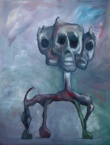 Cerberus von Theo Overgaauw, Malerei kaufen auf Singulart