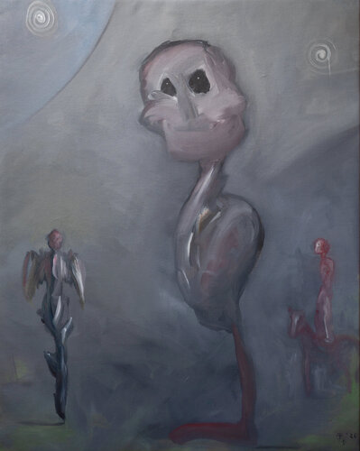 When you're smiling the whole world smiles with you. by Theo Overgaauw, Painting for Sale on Singulart