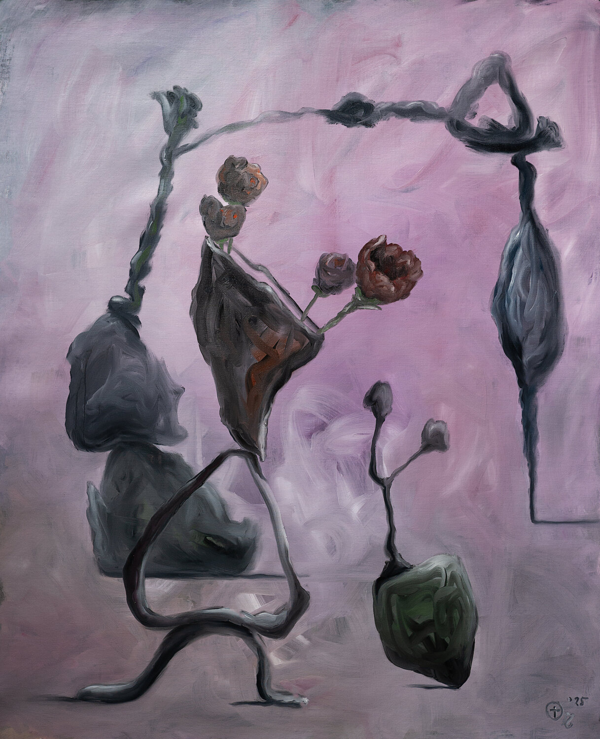 Still life with flowers 2 Theo Overgaauw