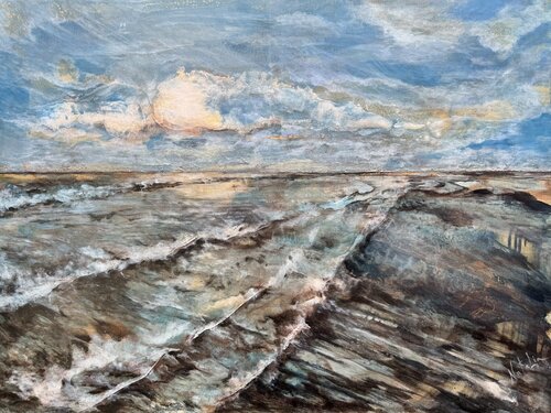 Ressac van NATALIA LALETINA, Schilderij te koop op Singulart