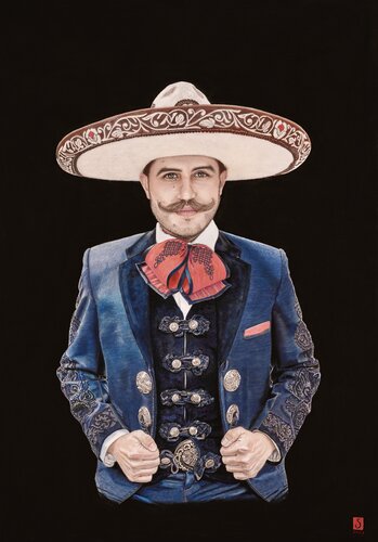 El charro van Sylvianne Blum, Schilderij te koop op Singulart