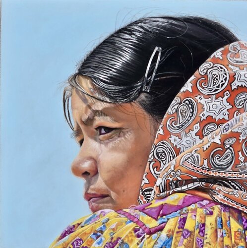 La mirada par Sylvianne Blum, Peinture en vente sur Singulart