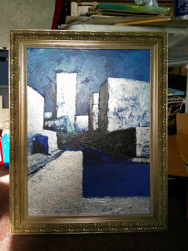 Labyrinth, Abandon City of Hope di Wayne Brown, Pittura in vendita su Singulart