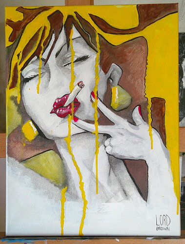 Modern Day Madonna di Wayne Brown, Pittura in vendita su Singulart