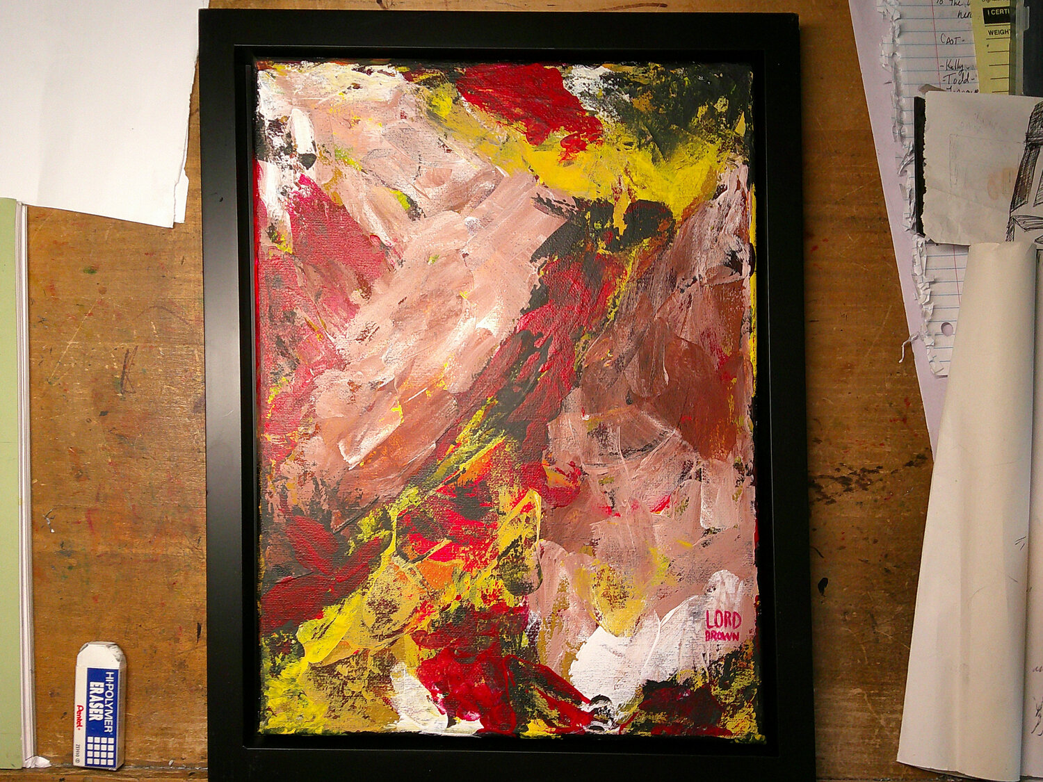the beast of the anxiety within Wayne Brown