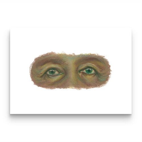 Eyes 27/30 – Fine Art Print of Figurative Gaze and Presence von Isabella D'Elia, Druck kaufen auf Singulart