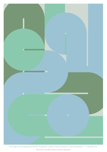 Eternal Currents – Fluid Light | Poster 1 de Isabella D'Elia, Digital a la venta en Singulart