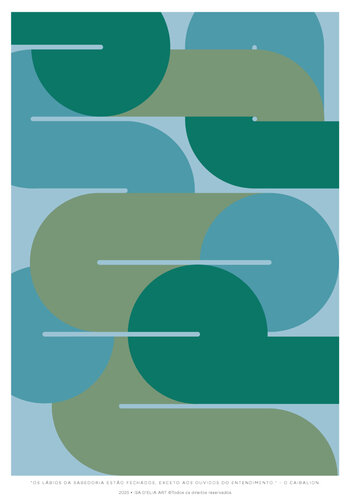 Eternal Currents – Fluid Light | Poster 3 von Isabella D'Elia, Digital kaufen auf Singulart