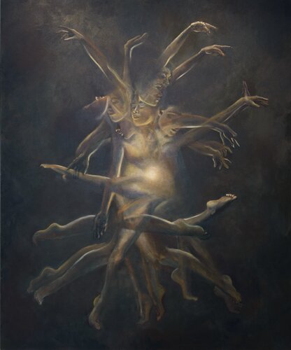 Ousía - Inner Light by Isabella D'Elia, Painting for Sale on Singulart
