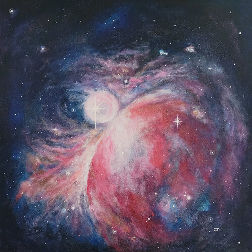 Vagues de symphonie di Christiane Tabord Deillon, Pittura in vendita su Singulart