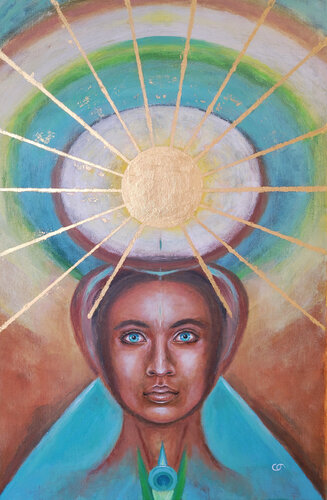 Hathor van Christiane Tabord Deillon, Schilderij te koop op Singulart