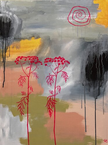 Syntetik Garden. by Jeannette Reupke, Painting for Sale on Singulart