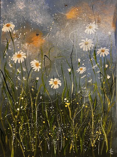 Whispers of the Meadow by Jeannette Reupke, Painting for Sale on Singulart