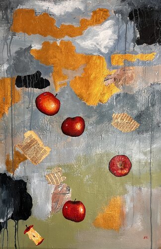 Love Apple by Jeannette Reupke, Painting for Sale on Singulart