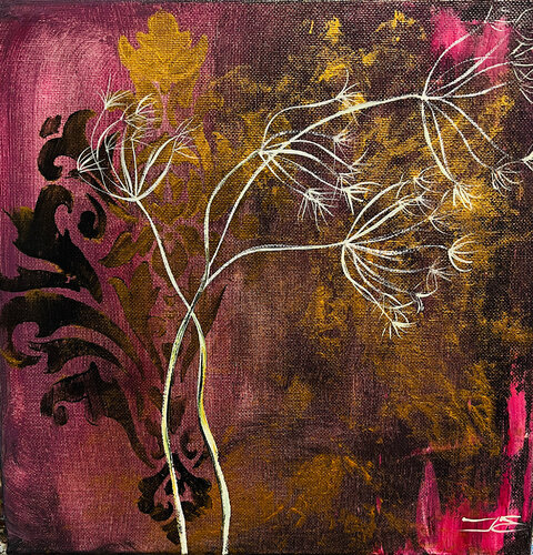 Rose Reverie Pink by Jeannette Reupke, Painting for Sale on Singulart