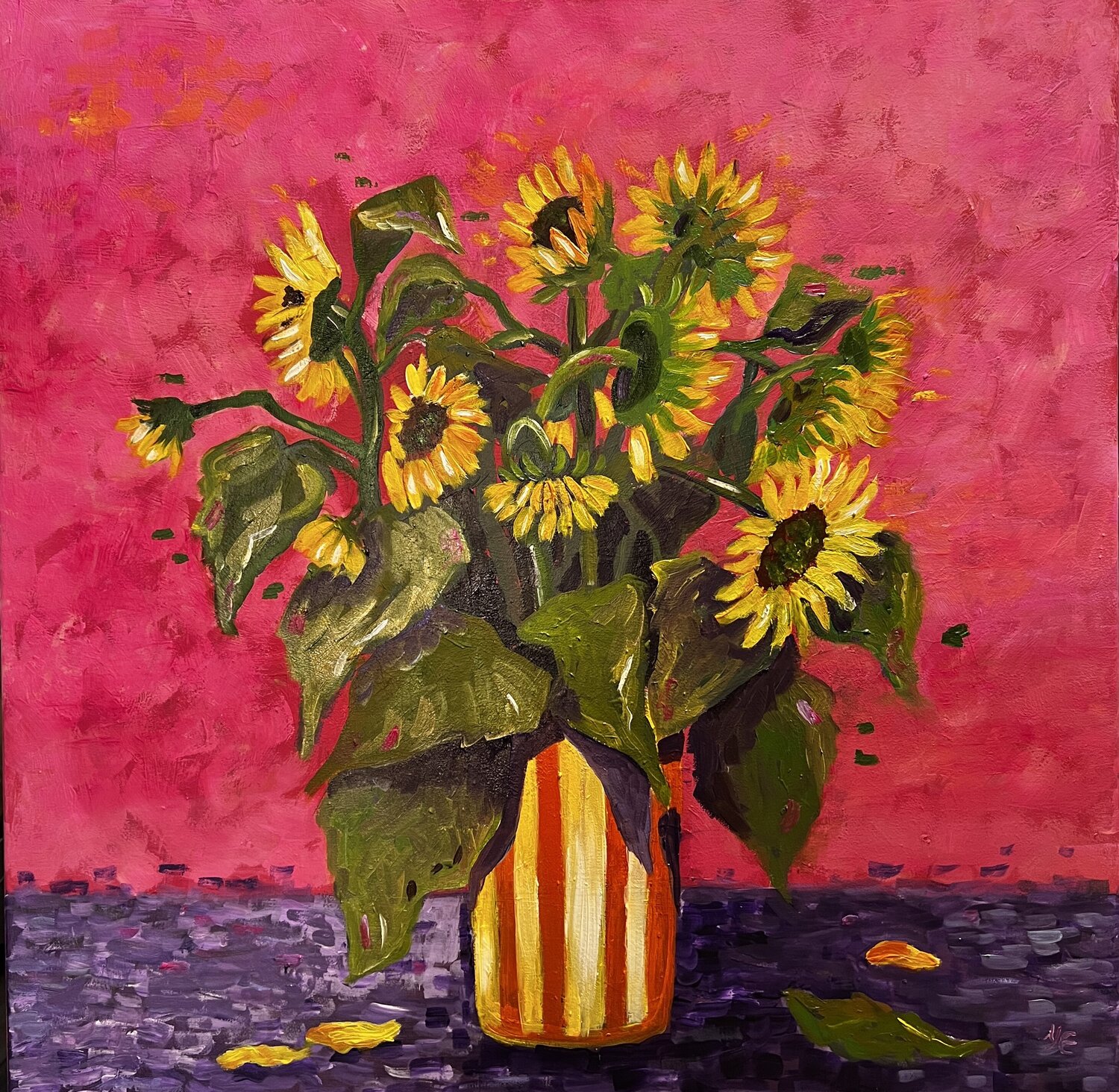 Sonnenblumen Pink Jeannette Reupke