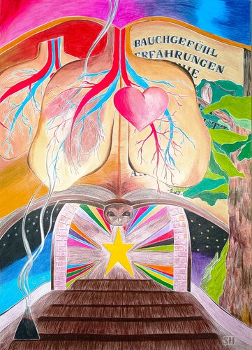 Der innere Ratgeber. de Sandra Haase, Pintura a la venta en Singulart