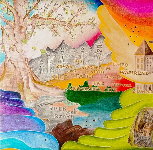 Verbindungen schaffen di Sandra Haase, Pittura in vendita su Singulart