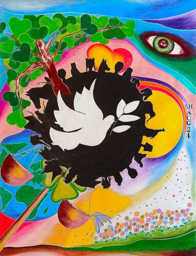 Tierschutz di Sandra Haase, Pittura in vendita su Singulart