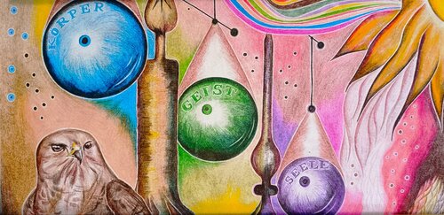 Körper. Geist. Seele. by Sandra Haase, Painting for Sale on Singulart