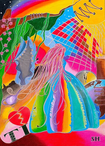 Die Näherin di Sandra Haase, Pittura in vendita su Singulart