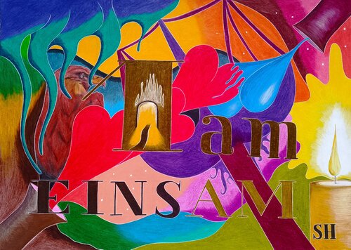 EINSam di Sandra Haase, Pittura in vendita su Singulart