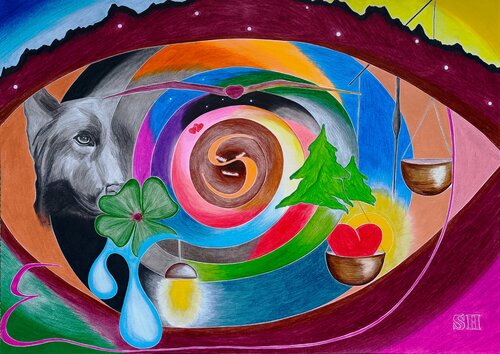 Der Weg. von Sandra Haase, Malerei kaufen auf Singulart