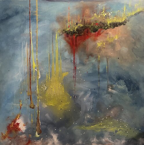 "Blu Azure" de Gery Kempczynski, Pintura a la venta en Singulart