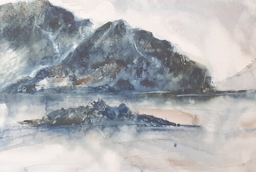 Morning Calm par Richard Hall, Œuvre sur papier en vente sur Singulart