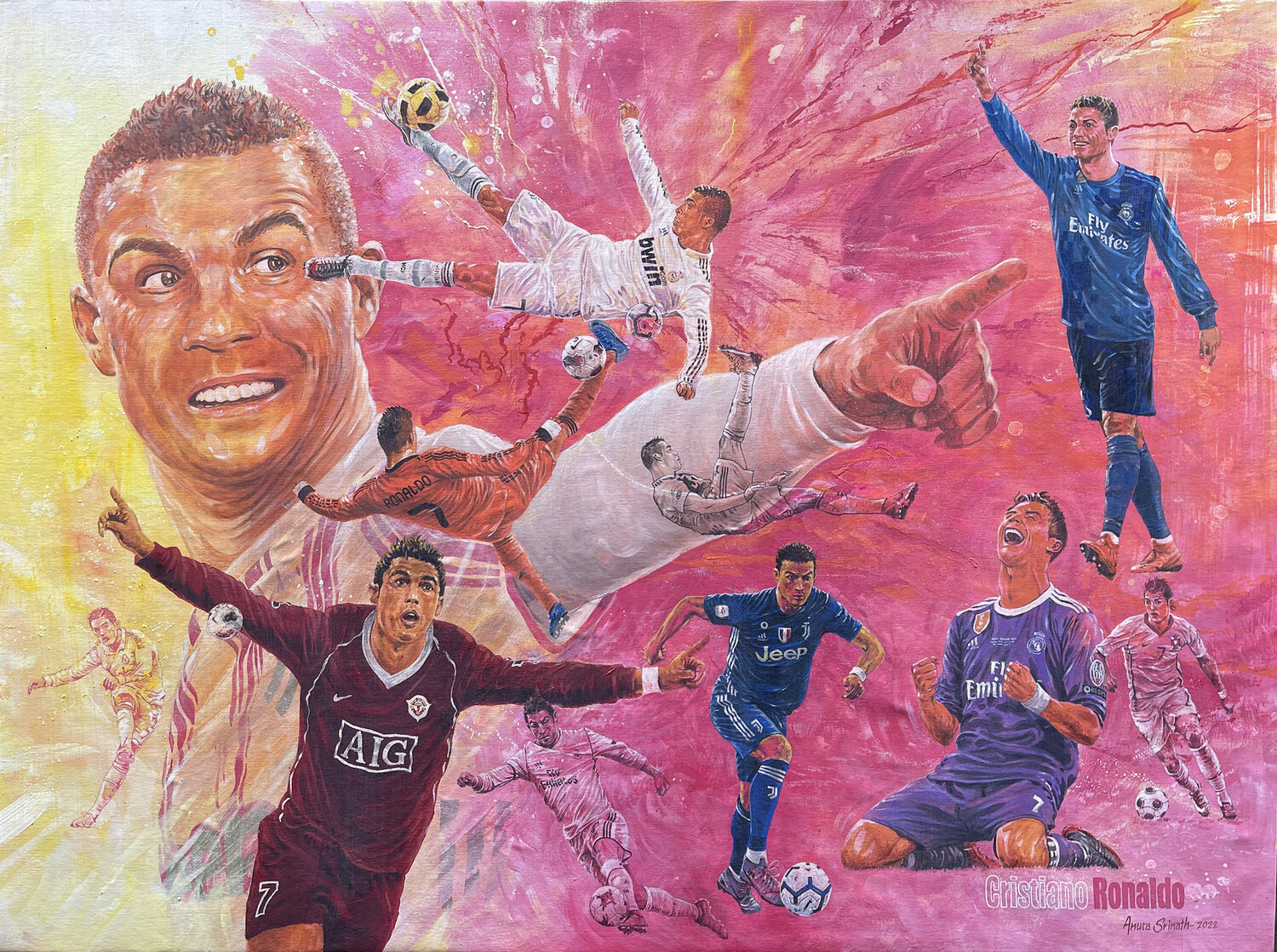 The Football Legend Cristiano Ronaldo by Anura Srinath (2022