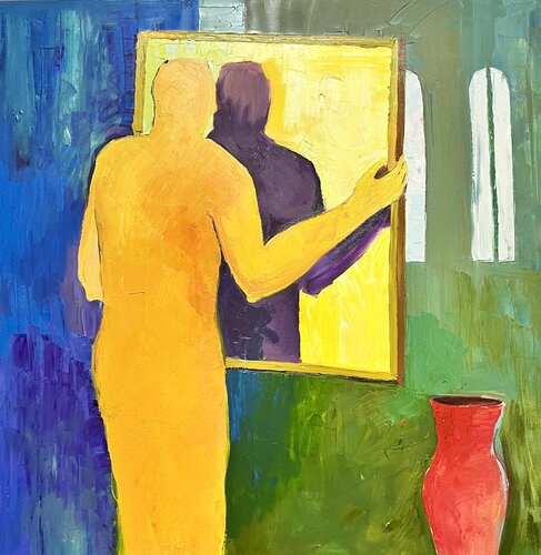 Mirror van Yelyzaveta Vysokopoiasna, Schilderij te koop op Singulart