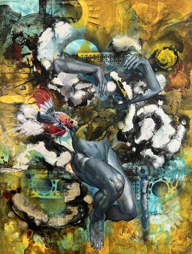 Underwater Messenger van Rigo Peralta, Schilderij te koop op Singulart