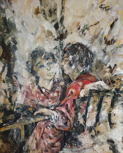 Spiegelbild von German Pizzinini, Malerei kaufen auf Singulart