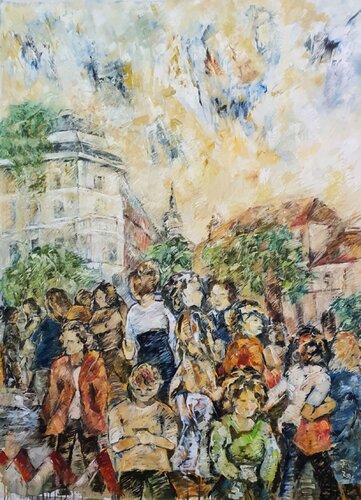 Nivellierung di German Pizzinini, Pittura in vendita su Singulart