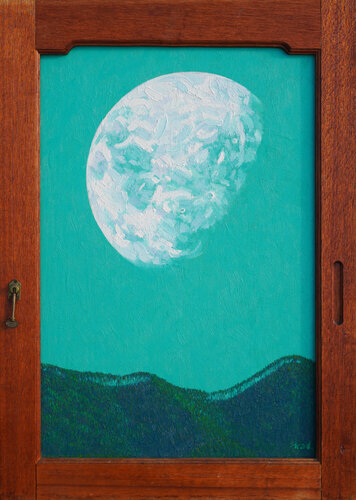 Float a moon by Seung Hwan Kim, 회화 for Sale on Singulart