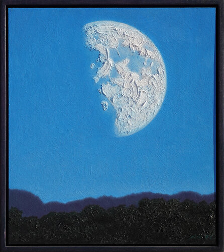 Float a moon by Seung Hwan Kim, 회화 for Sale on Singulart