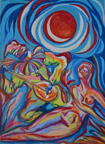 "Erótica y musical " di Patricia Silva, Disegno in vendita su Singulart