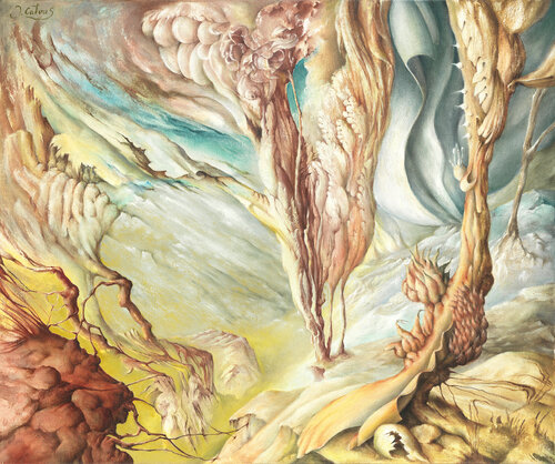 windige Landschaft di Jehan Calvus, Pittura in vendita su Singulart