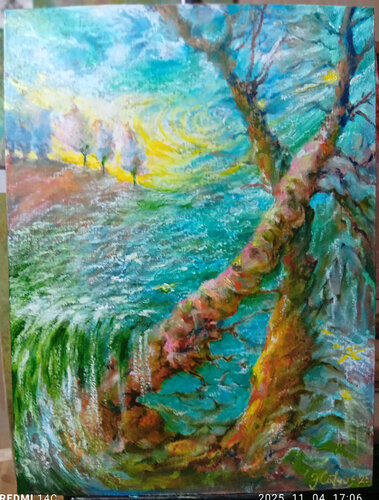 Das Ereignis - Mirandografie Öl 06 van Jehan Calvus, Schilderij te koop op Singulart