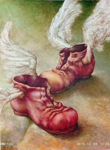 Hommage und Antwort van Jehan Calvus, Schilderij te koop op Singulart