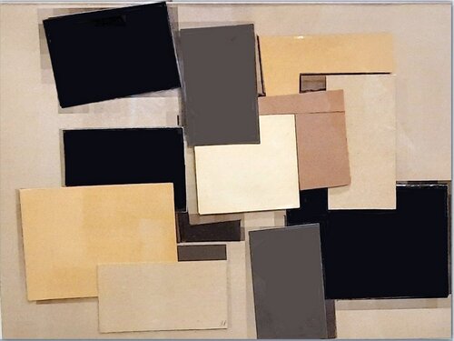 Collage with Earthy Rectangles JLP