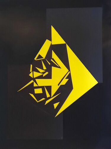 B&Y Geometric Abstraction by JLP, 종이 for Sale on Singulart