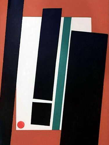 Black & Green Bands Composition von JLP, Werk auf Papier kaufen auf Singulart