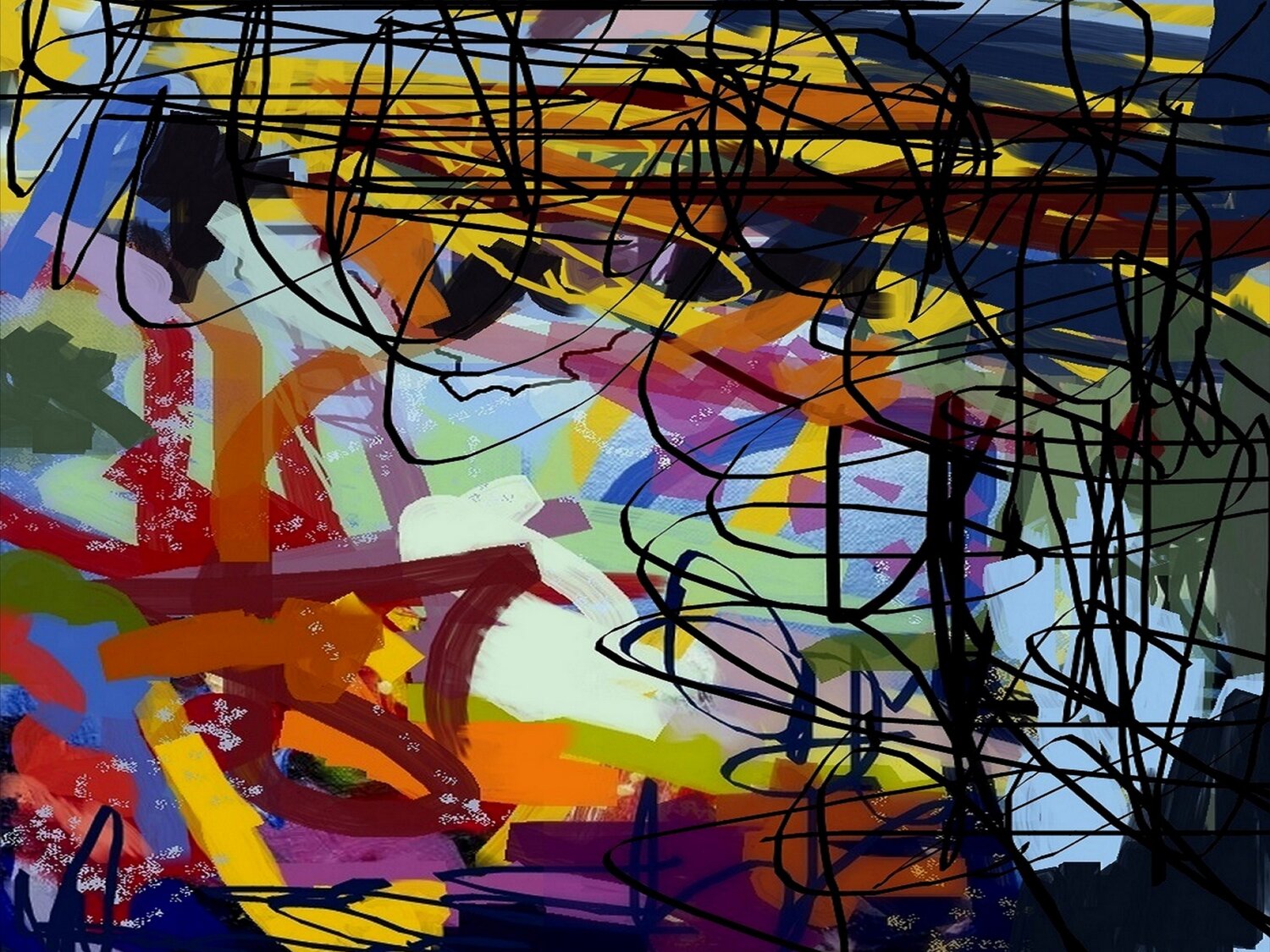 Landscape with Digital Brushes JLP